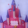 Princess Pink Castle Cake