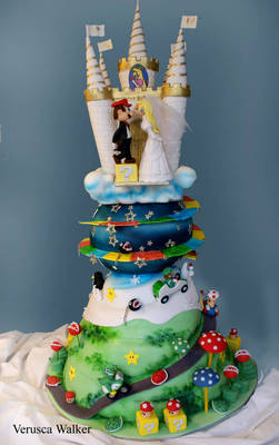 Super Mario Wedding Cake III