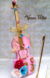 3D Violin Cake