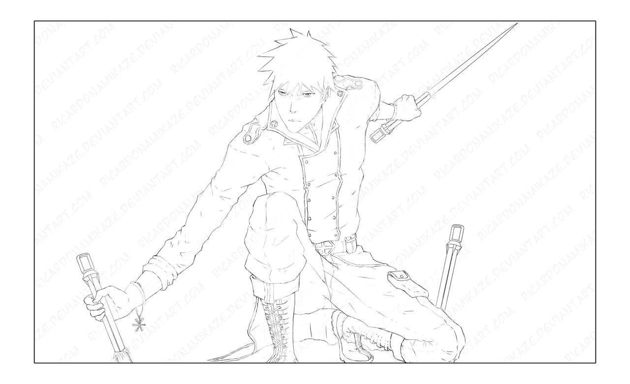 Stern Ritter Drawing Stern Ritter Ichigo (FanArt). by llSwaggerll on DeviantArt