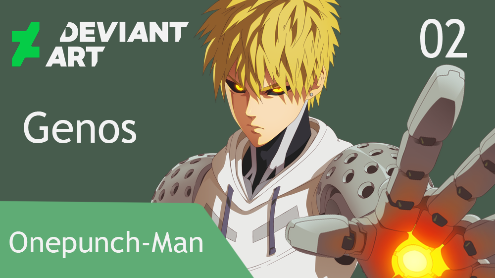 Onepunch-Man: Genos (SpeedPaint).