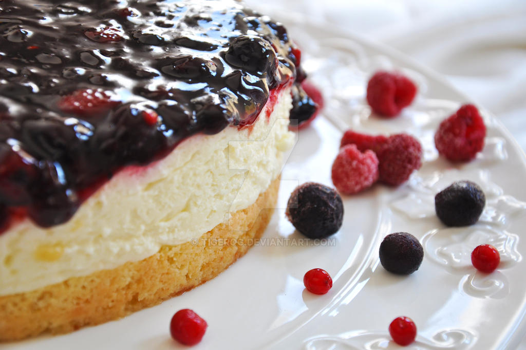 Blueberry and Cheese cake