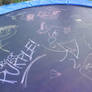 Chalked Trampoline