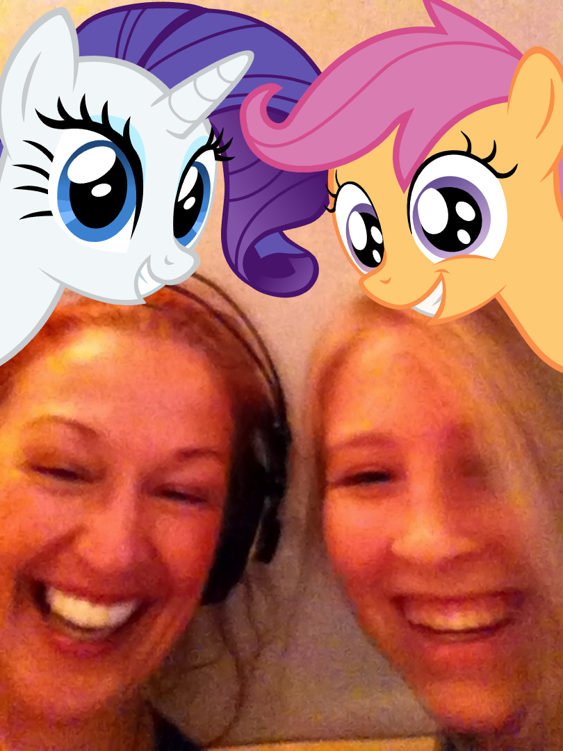 Rarity and Scootaloo. (Tpot and Maddy)