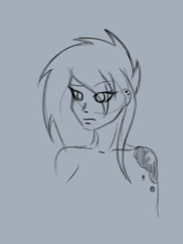 Metal Luna Humanized or whatever, I dunno