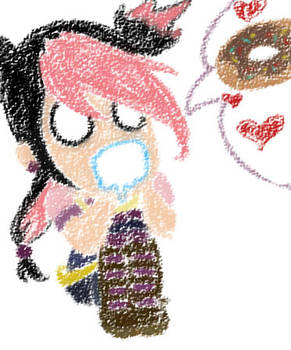 Miko Really likes Donuts