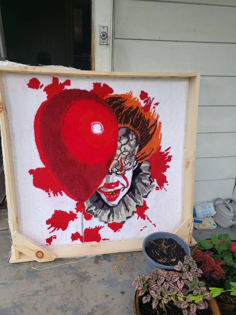 Pennywise Round 3d Rug Pennywise rug by heathercanter on DeviantArt