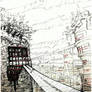 #25 sci-fi village sketch