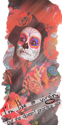 Mujer calavera.