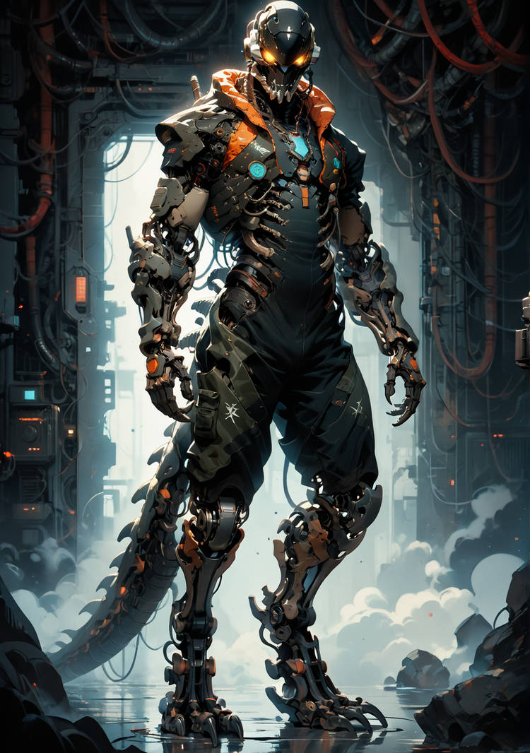 Internet Monster Cybernetic monster by AbissalVoidFantasyAI on DeviantArt