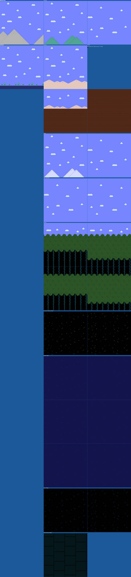 Sml2 First Level Layout Smb1 The lost levels Backgrounds maybe is for smm2 by DMDNAXINBOY on ...