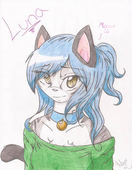 Luna as human cat thingy