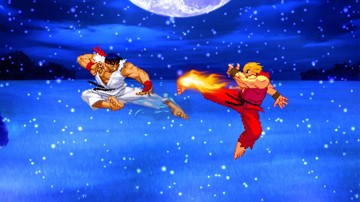 Ken Masters Vs Ryu Ryu Hoshi VS Ken Masters Street Fighter Capcom by VXC666 on DeviantArt