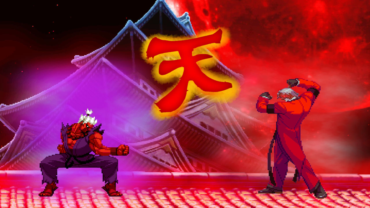 Shin Akuma vs God Rugal - Street Fighter X KOF by VXC666 on DeviantArt