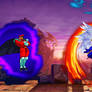 M.Bison VS Gill - Street Fighter - Capcom