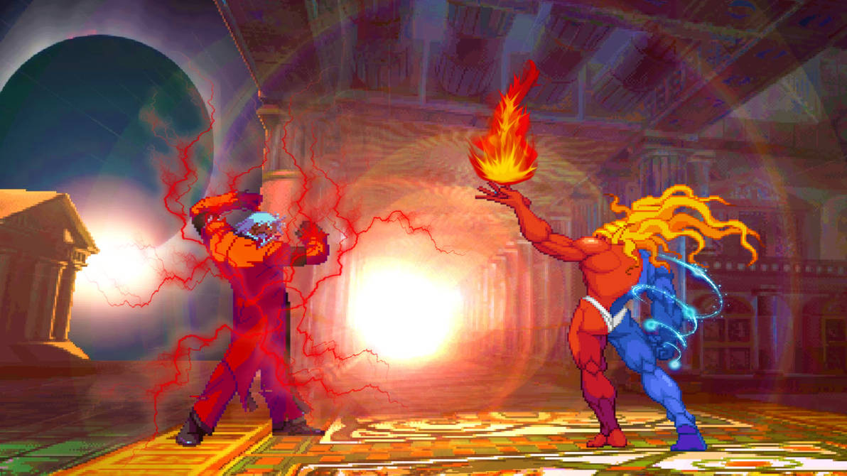 Gill X God Rugal - Street Fighter KOF Capcom X SNK by VXC666 on DeviantArt