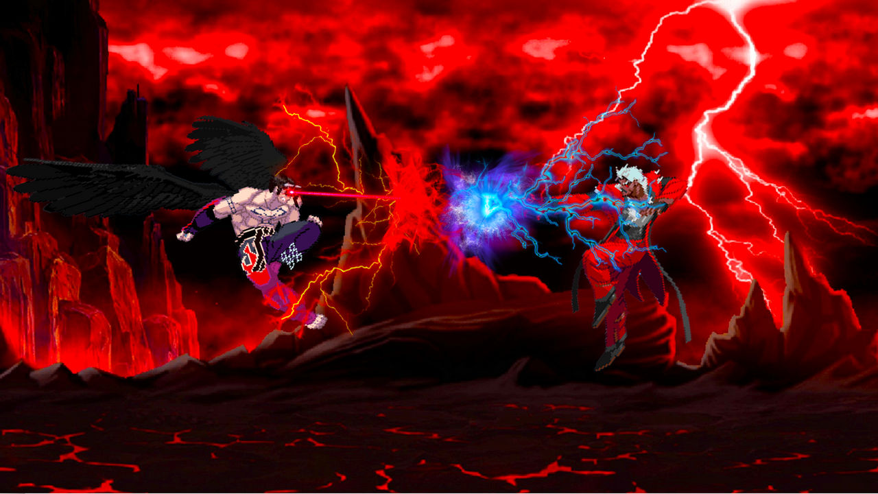 Devil Jin Vs God Rugal Tekken X KOF X SNK X Namco by VXC666 on DeviantArt