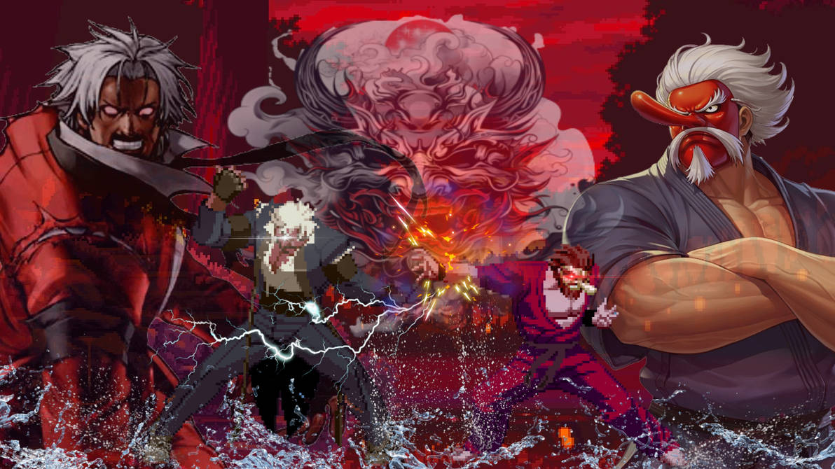 God Rugal vs Serious Mr.Karate l KOF X CVS2 X AOF by VXC666 on DeviantArt