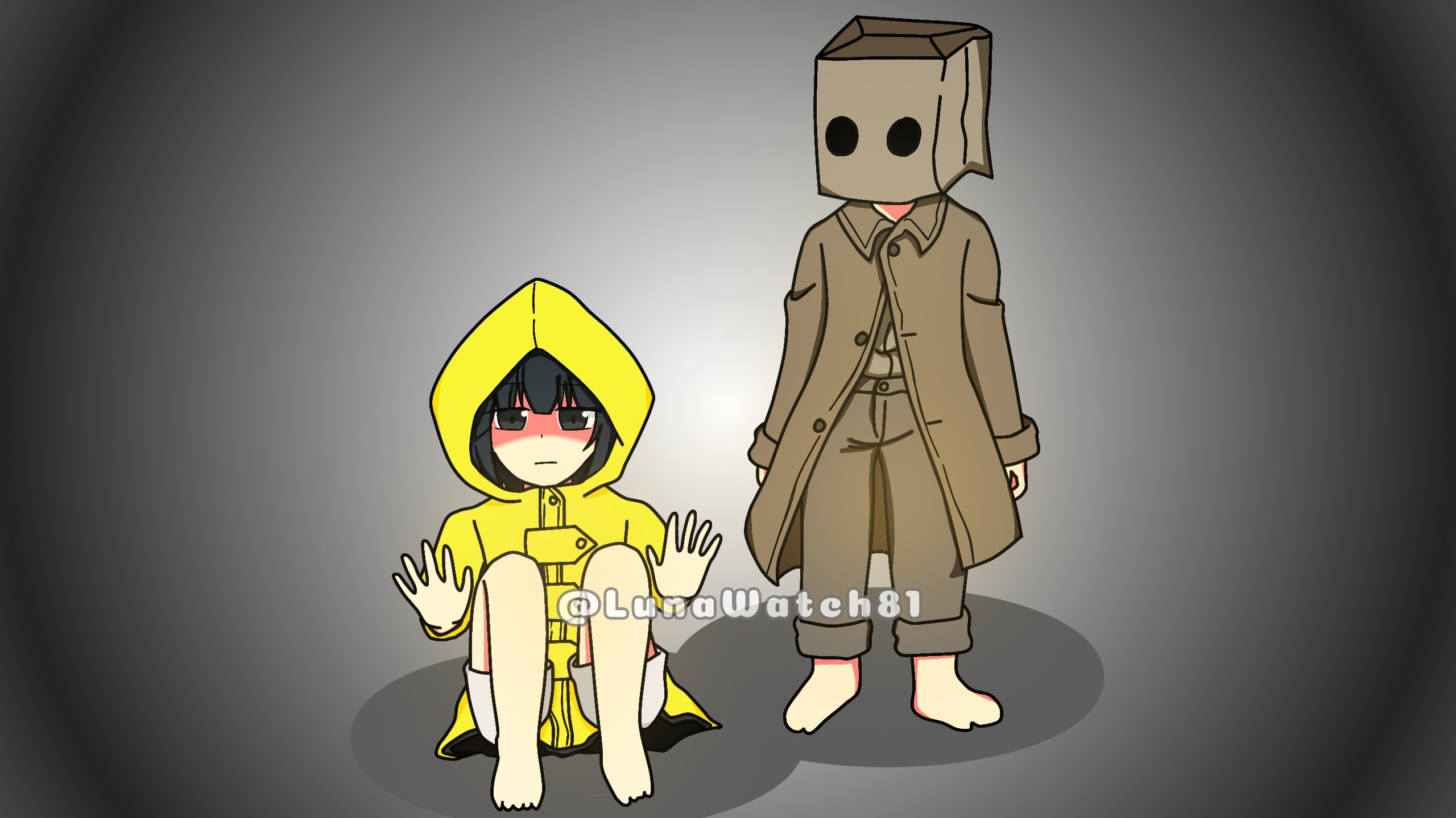 Mono Reference + Others  Little Nightmares 2 by StaticSyntax on DeviantArt