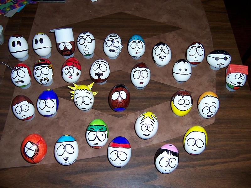 The main South Park egg cast