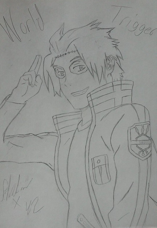 World trigger - Jin [couleur] by ToutLeMondeDessine on DeviantArt