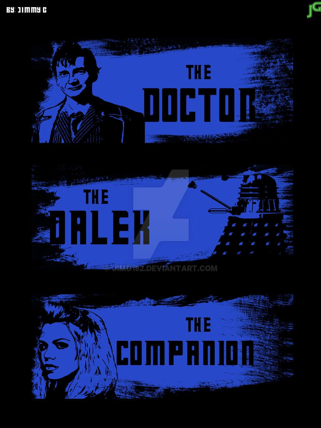 The Doctor,The Dalek,The Companion