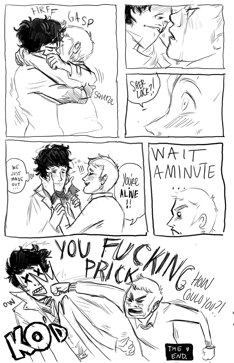 Sherlock SLASH fancomic page five