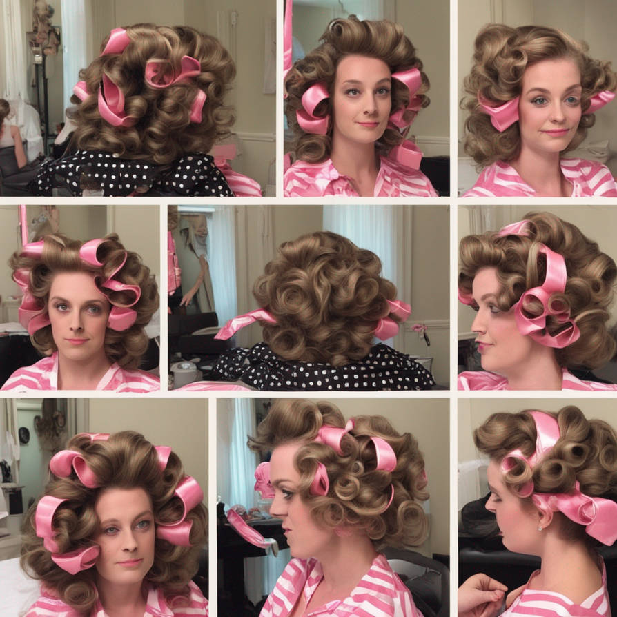Sissy boys getting their hair curled up in hair ro by TabithaO88 on ...
