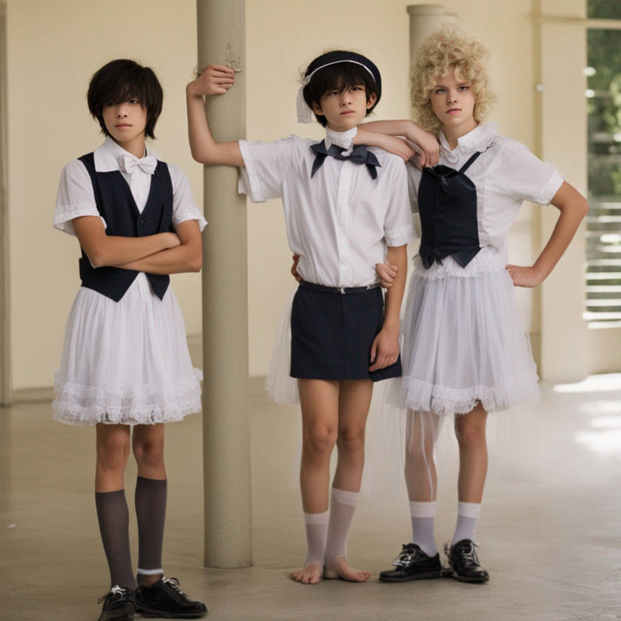 Middle School Boys Dressed Up As Girls For Pettico By TabithaO88 On middle-school-boys-dressed-up-as-girls-for-pettico-by-tabithao88-on