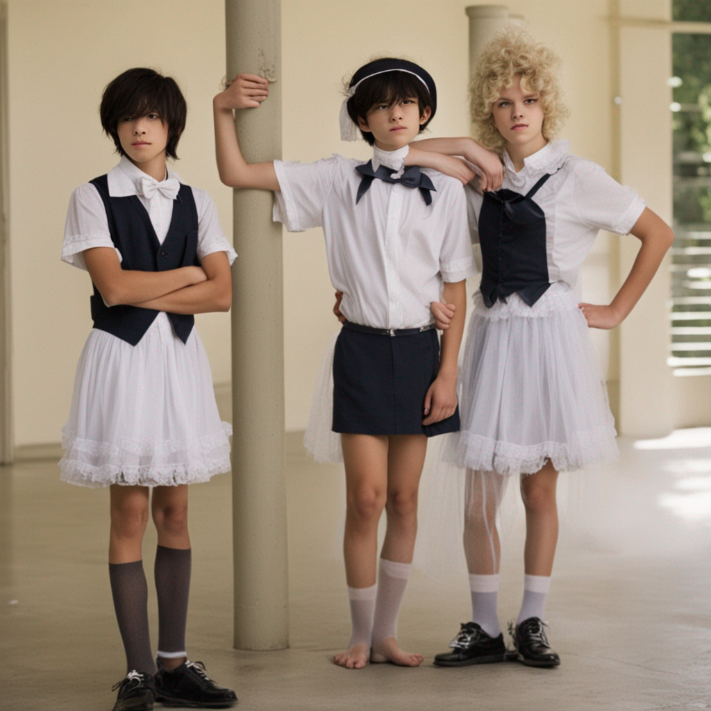 Middle School Boys Dressed Up As Girls For Pettico By TabithaO88 On middle-school-boys-dressed-up-as-girls-for-pettico-by-tabithao88-on