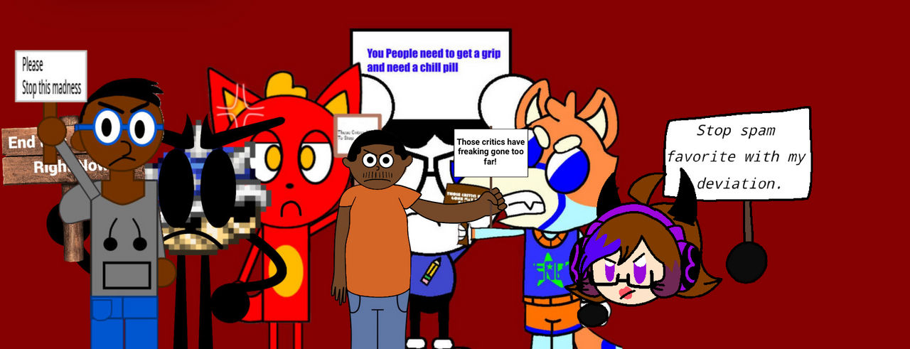 Spamming Deviantart Don't spam favorite (Collab) by OshiWaWa30021 on DeviantArt