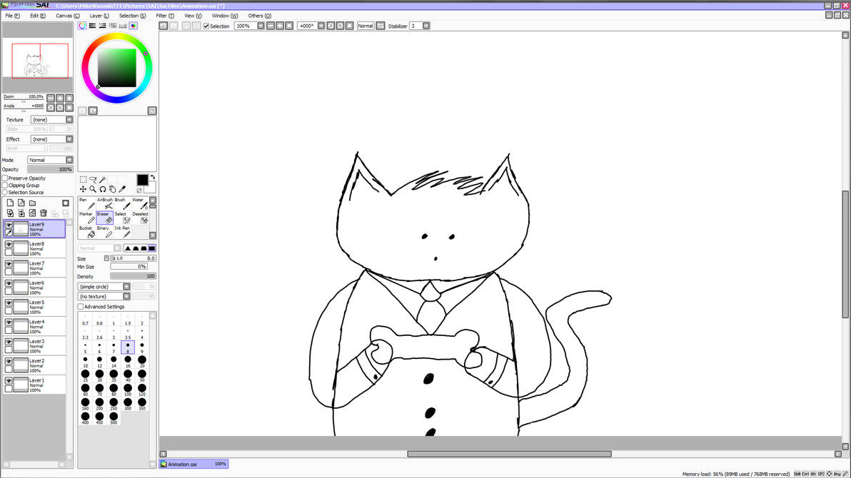 Line art Animation WIP by MikeWazoski771 on DeviantArt