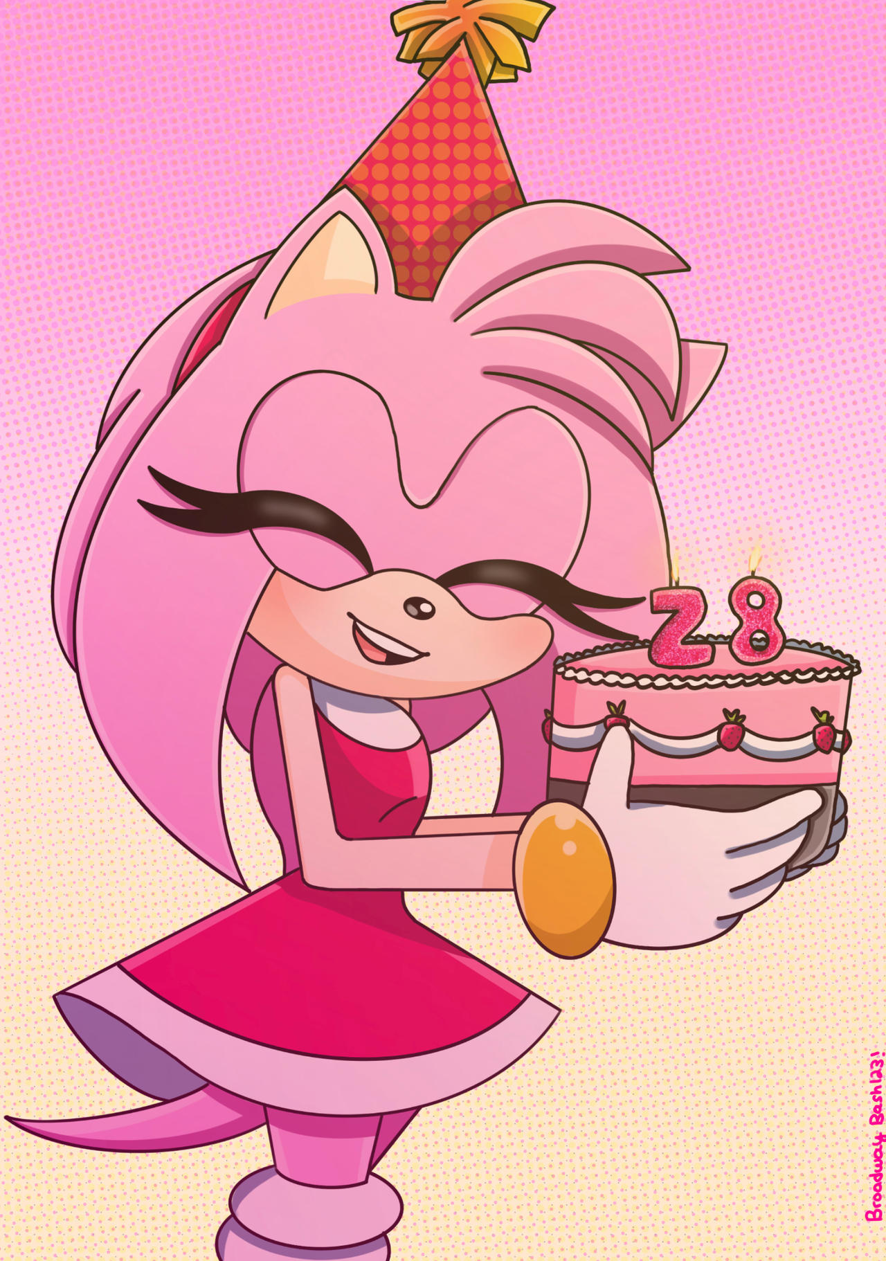 Amy Rose  Sonic birthday, Sonic, Amy rose
