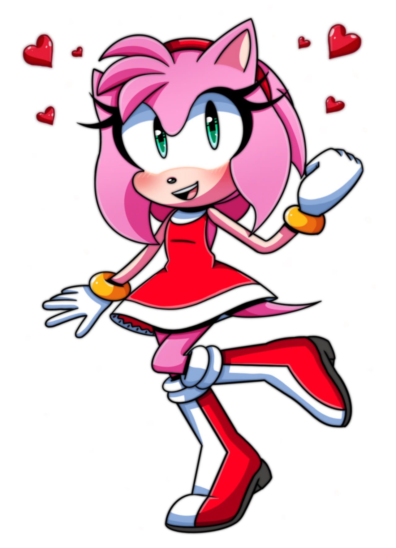 Amy Deviantart Amy Rose by BroadwayBash123 on DeviantArt