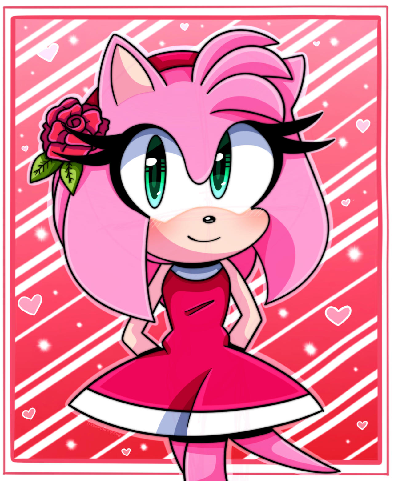 Amy Deviantart Amy Rose by BroadwayBash123 on DeviantArt