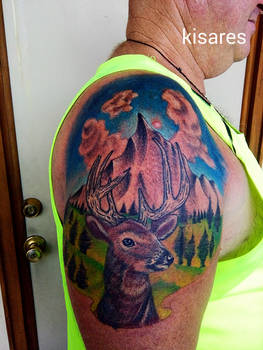 Buck tattoo