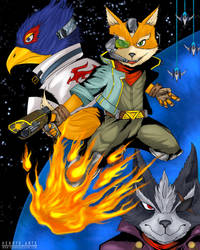 Star Fox Smash Bros Fan Art