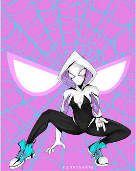 Spider Gwen comic book fan art gwe