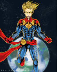 Captain Marvel ComicBook Fan Art