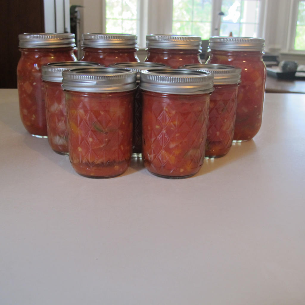 One batch of salsa