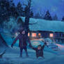 Winter Night by Yog Joshi