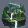 Animated Waterfall (Video and Process Below)