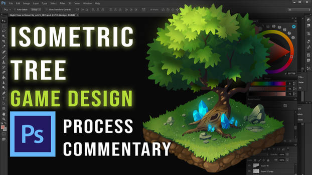 Isometric Tree For Game Design