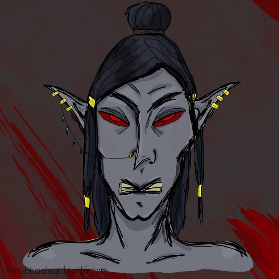 TES Doodles - Dunmer