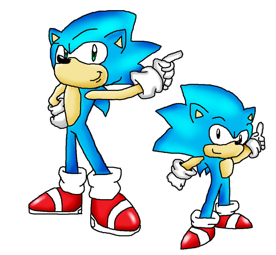 Sonic Generations Modern Sonic Meets Classic Sonic Sonic Generations:Modern and Classic Sonic by shadic1324 on DeviantArt
