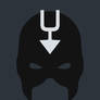 Black Bolt Mask Minimalist Design