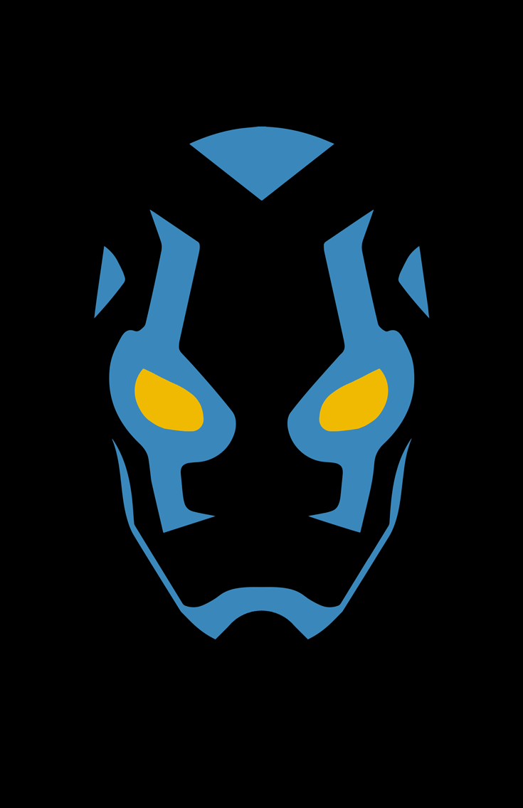 Blue Beetle Minimalist Design