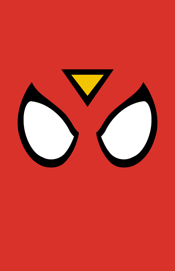 Spider-Woman Mask Minimalist Design