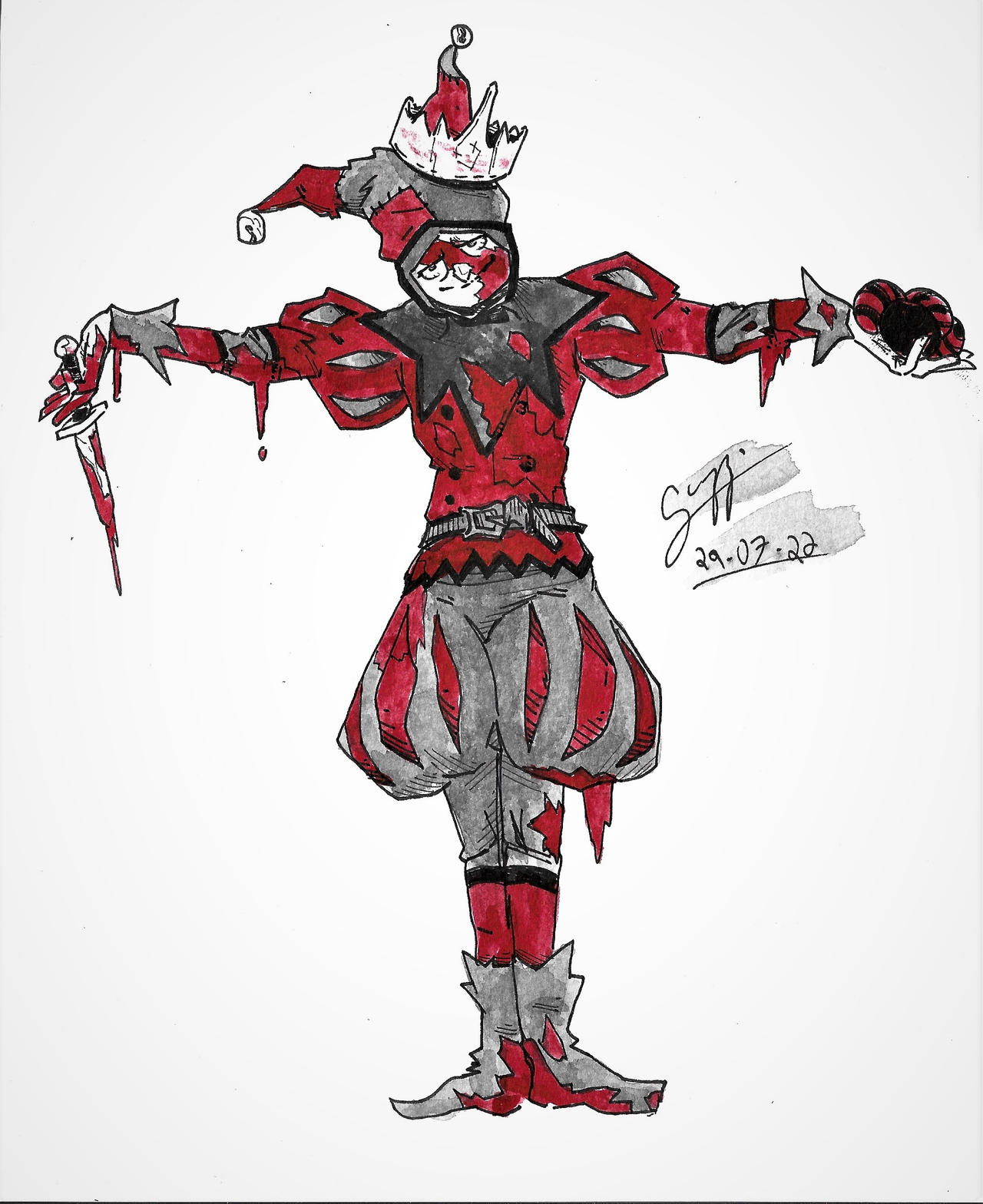 Jester Back Deviantart Jester by GuzziTheGoose on DeviantArt