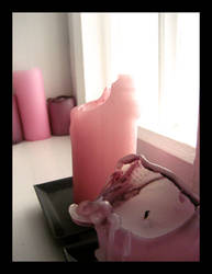 pink candles